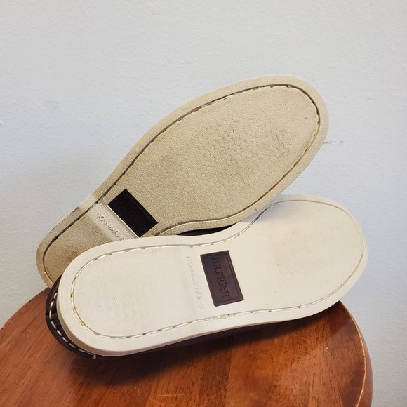 Tommy Hilfiger Mens Size 8M Bowman leather loafers shoe Dark Brown - Picture 5 of 10
